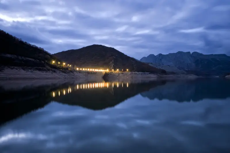 El Porma en la Hora Azul — Fotos de León